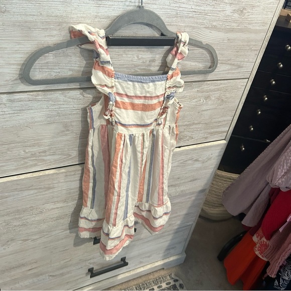 Carter's Toddler Girls Linen Sleeveless A-Line Dress 4T - Picture 3 of 5